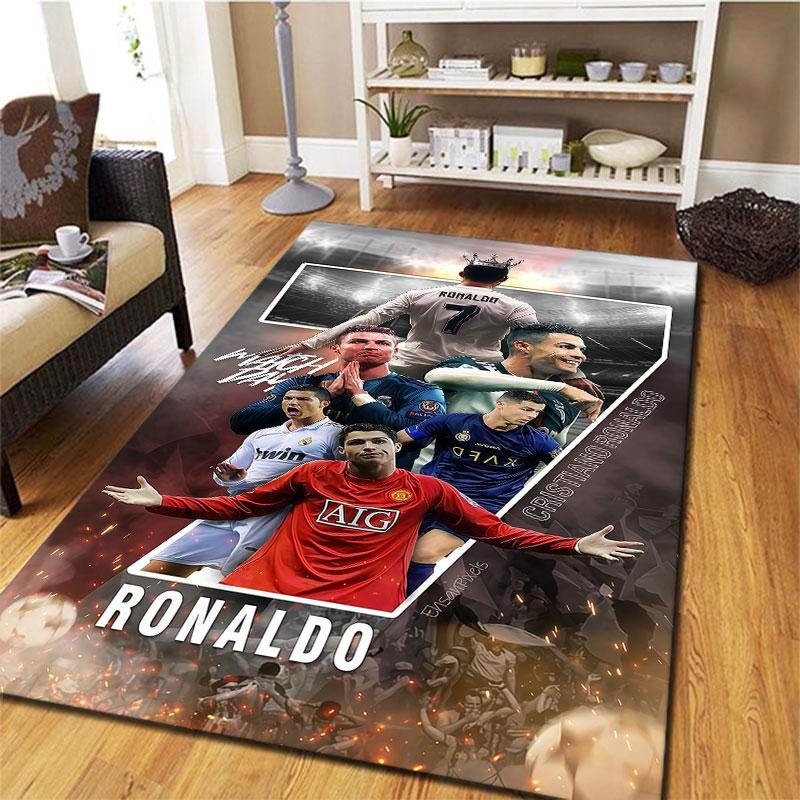 CR7 Cristiano Ronaldo Carpet Rug for Living Room Bedroom Home Sofa Decoration,Kids Play Non-slip Floor Mat