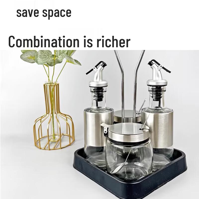 Yunshuang Commercial Seasoning Set with 3-Layer Stand