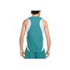 Nike Court Slam Dri-Fit Logo Round Neck Comfortable Casual Sleeveless Vest Men Tops Mineral-Blue White HQ6406-379