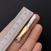 Brass Handle Steel Blade Outdoor EDC Portable Multi Cutter Knife Kitchen Gift Small Mini Pocket Folding Key Ring Knife Utility