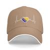 New Bosnia Herzegovina Bosnian Flag Bosnians  Sun Baseball Cap  Summer Hip Hop Hats For Unisex Unisex Running Hippie Baseball Caps