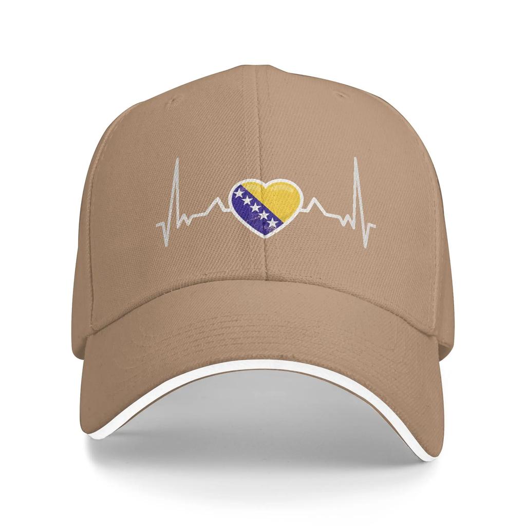 New Bosnia Herzegovina Bosnian Flag Bosnians Sun Baseball Cap Summer Hip Hop Hats For Unisex Unisex Running Hippie Baseball Caps