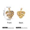 Turtle Starfish Conch Inlaid shell Stainless Steel Pendant For Women Summer Beach-style DIY Making Charm Fashion Jewelry