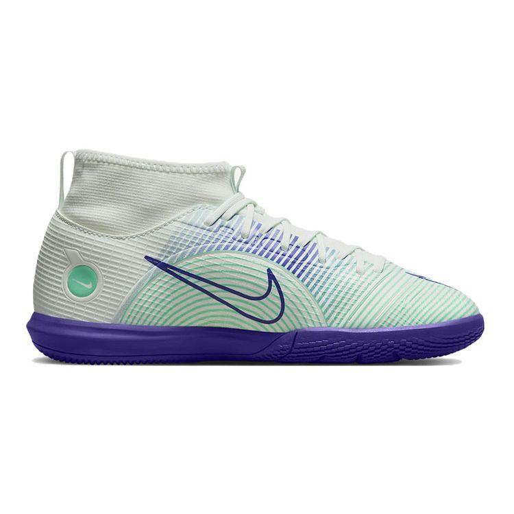 Nike Mercurial Superfly 8 Academy IC GS Dream Speed - Barely Green Electro Purple Kids Sneakers Aurora-Green Volt DN3773-375