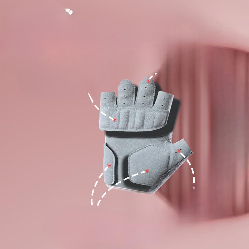 Sommer Fitnesshandschuhe Neuer Stil für Männer und Frauen Outdoor Verschleißfest Atmungsaktiv Radfahren Anti-Rutsch Verdickte Luftpolster Halbfingerhandschuhe