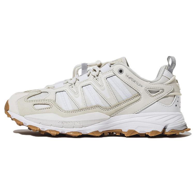 Adidas Originals Hyperturf Slip-Resistant Durable Lightweight Low-Top Outdoor Functional Shoes Unisex Shoes White Gray HQ7071