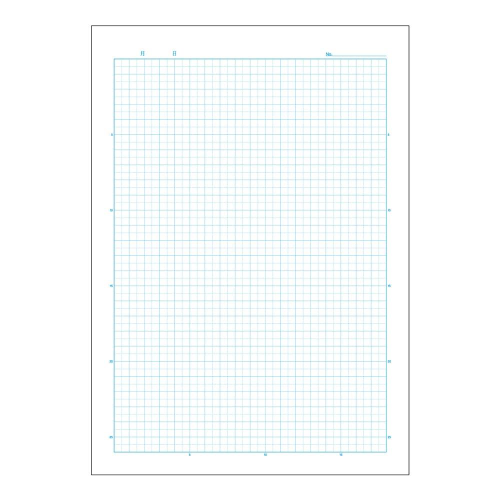 Kyokuto School Line Plus Notebook, A4, 5mm Grid, Yellow, 10-Pack, LAP5Y10T
