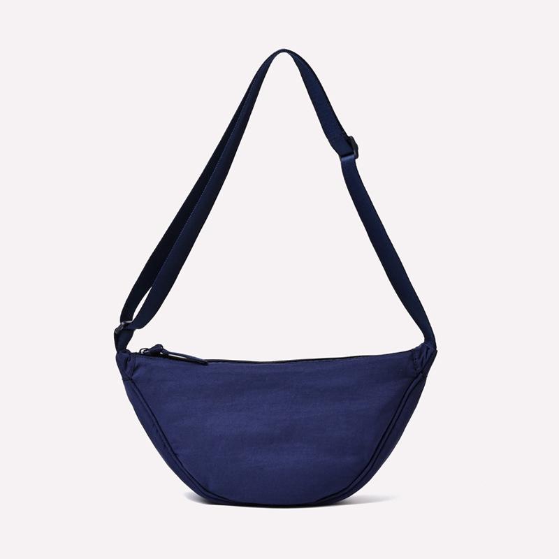 Urban Minimalist Women's Nylon Crossbody Dumpling Bag