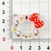 Luminous Cartoon KT Donut Resin Accessories for DIY Phone Cases, Hair Clips, Shoe Buckles, and Stickers