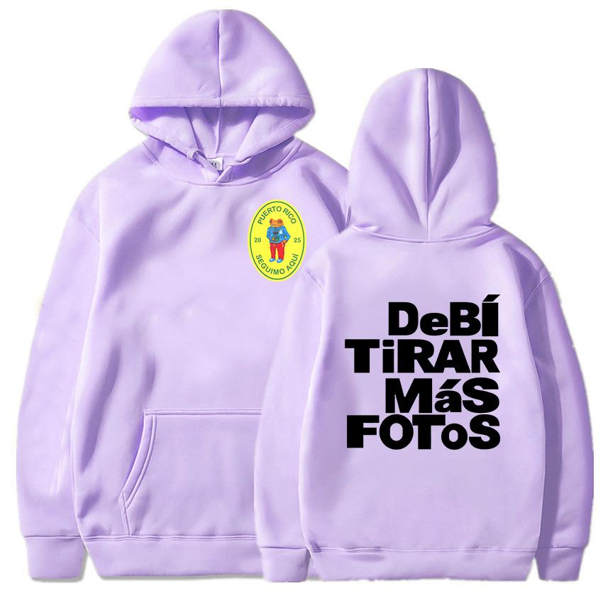 DTMF Debí Tirar Más Fotos 2025 Nové Album Mikiny Bad Bunny Slavný Zpěvák Mikiny Grafický Potisk Oblečení Dámská Mikina Dívky