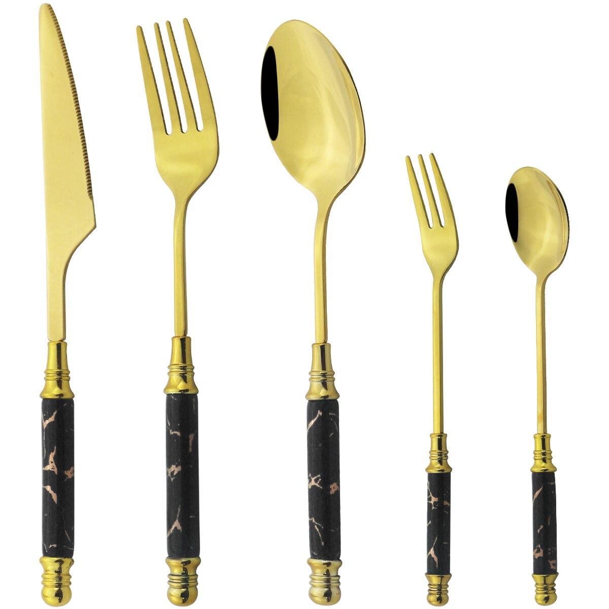 Керамические столовые приборы с креативной ручкой — фото 10