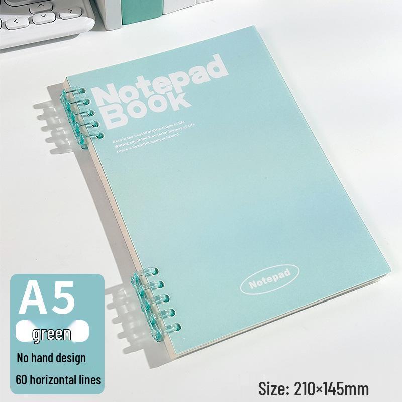 Ergonomic B5 Ring Binder Notebook – High-Value, Detachable Coil, Minimalist Design for Students