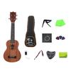 21 Inch Concert Ukulele Acoustic Hawaii Little Guitar +Tuner +Pick +Strap