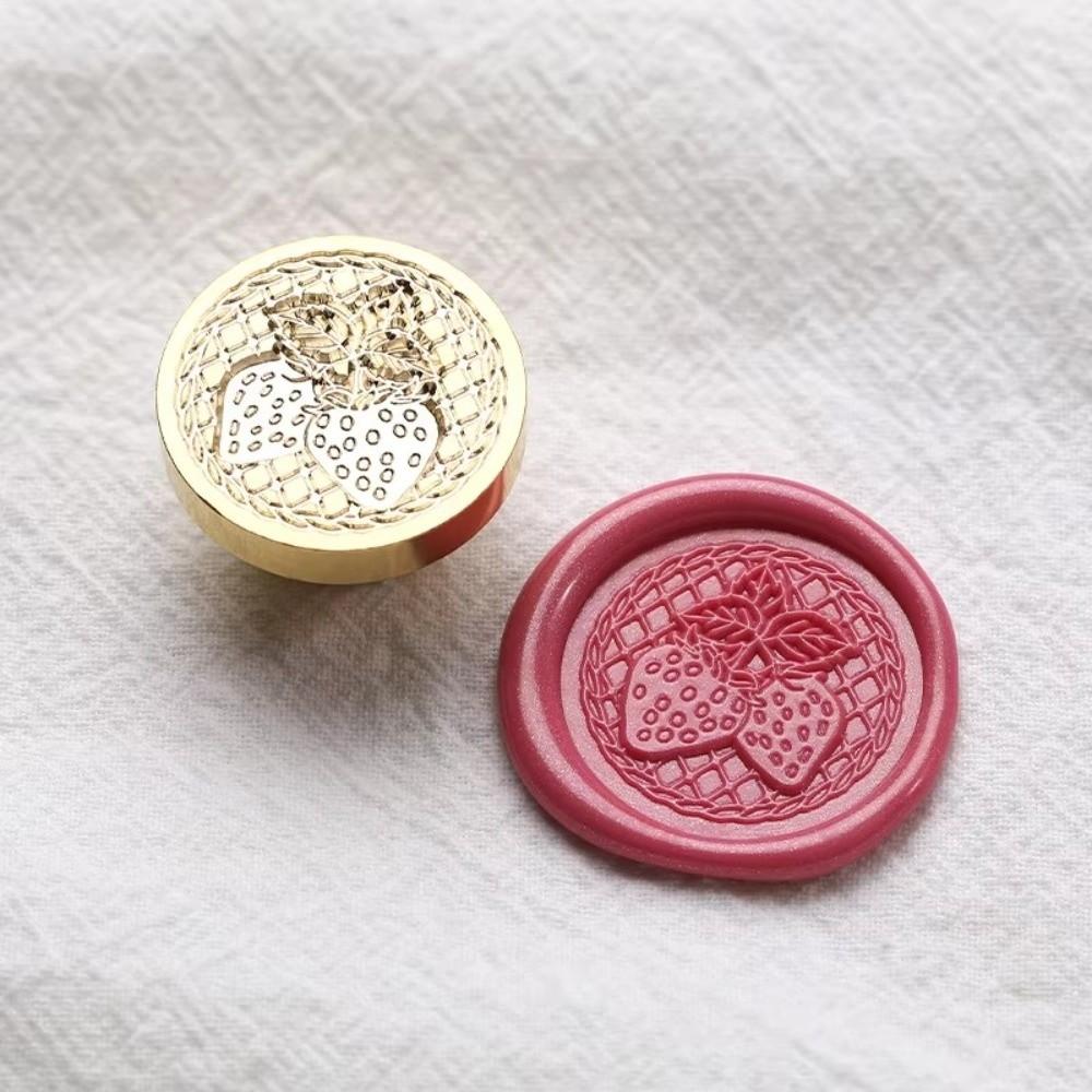 Flowers Scrapbooking Sealing Wax Round Sealing Wax Supplies Wax Seal Stamp  Gift Packaging Cards