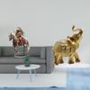 Home Knight Desk Sign Elephant Figurine Acrylic Ornament Desktop Decoration 2D Craft