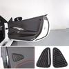 Carbon fiber ABS Door Litter Speaker Panel Trim Cover Fits C8 Corvette -2025