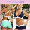 Bikini da Donna di Alta Qualità per l'Estate Costumi da Bagno Sexy Boxer Bikinis a Spacco Bikini da Spiaggia per uno Stile Senza Sforzo