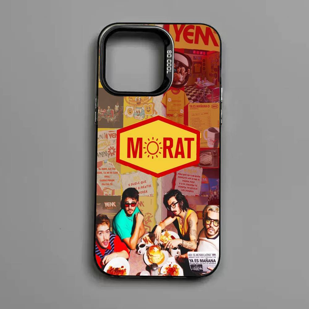 

M-Morat Band Phone Case For IPhone 17 16 Plus Pro Max 15 14 13 12 11 Matte Colorful Covers iPhone 13 pro