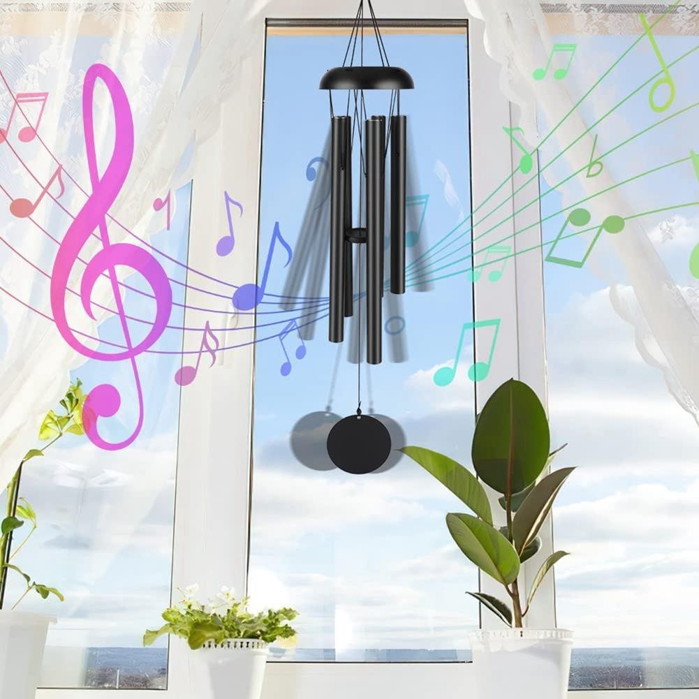Retro Metal Wind Chimes Aluminum Tube Music Wind Chimes Ornaments Room Decoration Nursery Decoration Hanging Decorations