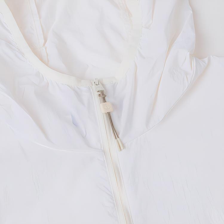 Timberland Outdoor Casual Hooded Zipper Waterproof Sun Protection Cool Feeling Jacket Women jackets Vintage-White A67HF-CM9