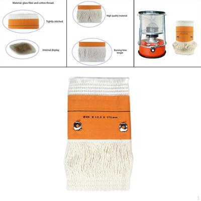 Mèche Fibre de Verre Lampe à Huile Universelle Durable Mèches Éclairage Lanterne Chauffage Fil de Remplacement