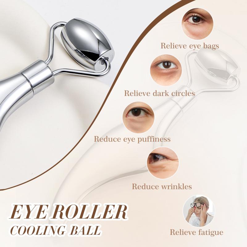 Facial Roller Gua Sha Beauty Face Neck Massage Tool Stainless Steel Skin Tightening Face Lifting Beauty Care Massage Roller