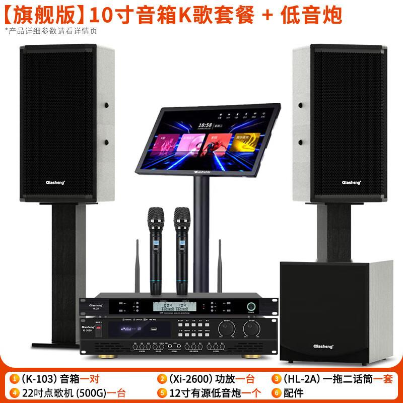 QIASHENG Home KTV Karaoke Sound System CN plug (adapter included)