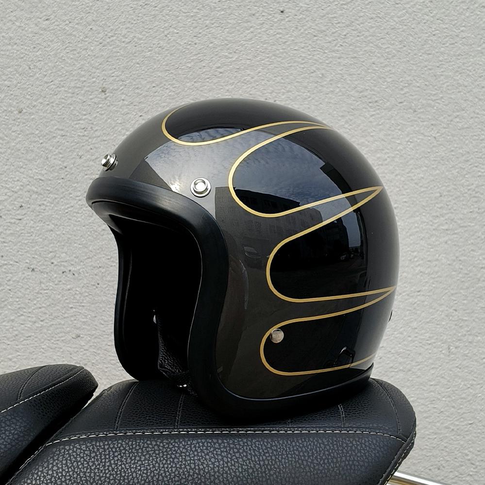 Low Profile Open Face Retro Small Shape Motorbike Helmet Motorcycle Helmet TT&COCASCOS 500TX Helmet Japanese Style Korea Style