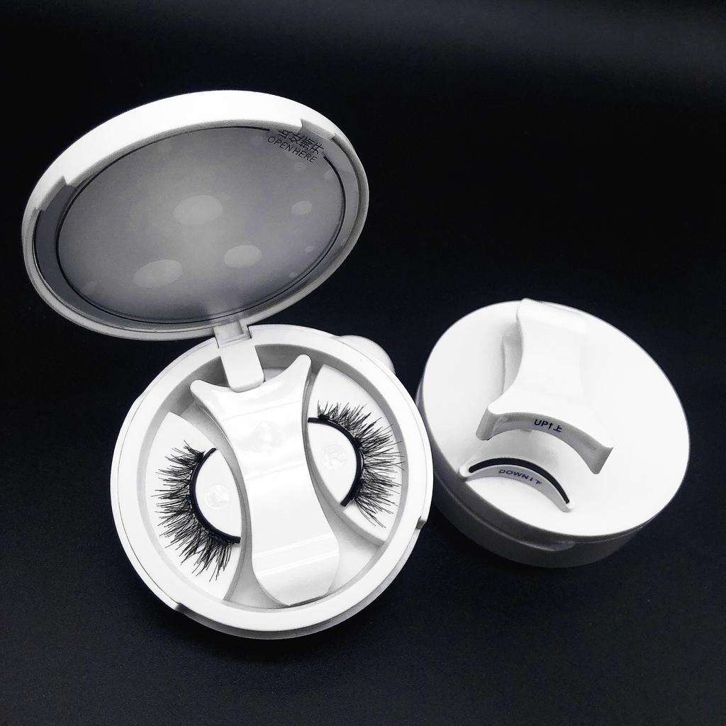 Nature Look 3D False Eyelash No Glue Invisible Magnetic Eyelashes Custom Logo Quantum Magnetic Lashes