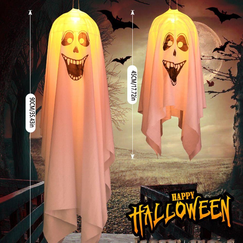 Wind Tunnel Ghost LED Pendant Luminous Halloween Pendant Lights  Venue Layout Props