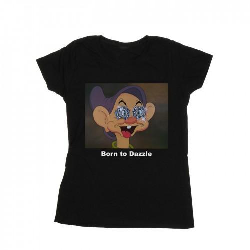 Disney Womens/Ladies Dopey Born To Dazzle Cotton T-Shirt