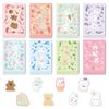 8 Toy Puzzle Colorful Ribbon Bear Star Film Stickers Cartoon Stickers Handicraft Waterproof Decorative Stickers