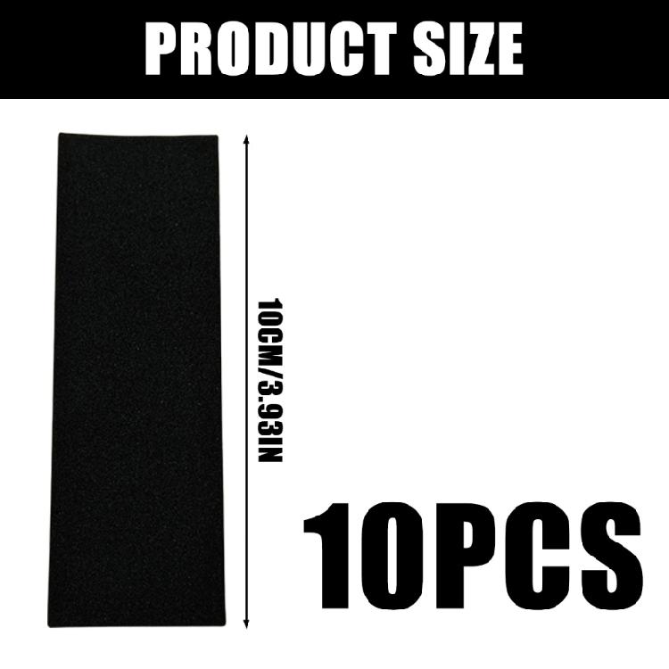 10 Sheet Skateboard Longboards Accessories Nonslip Grip Tape for Fingerboards Nonslip Mat Finger Skateboard Grip Tape