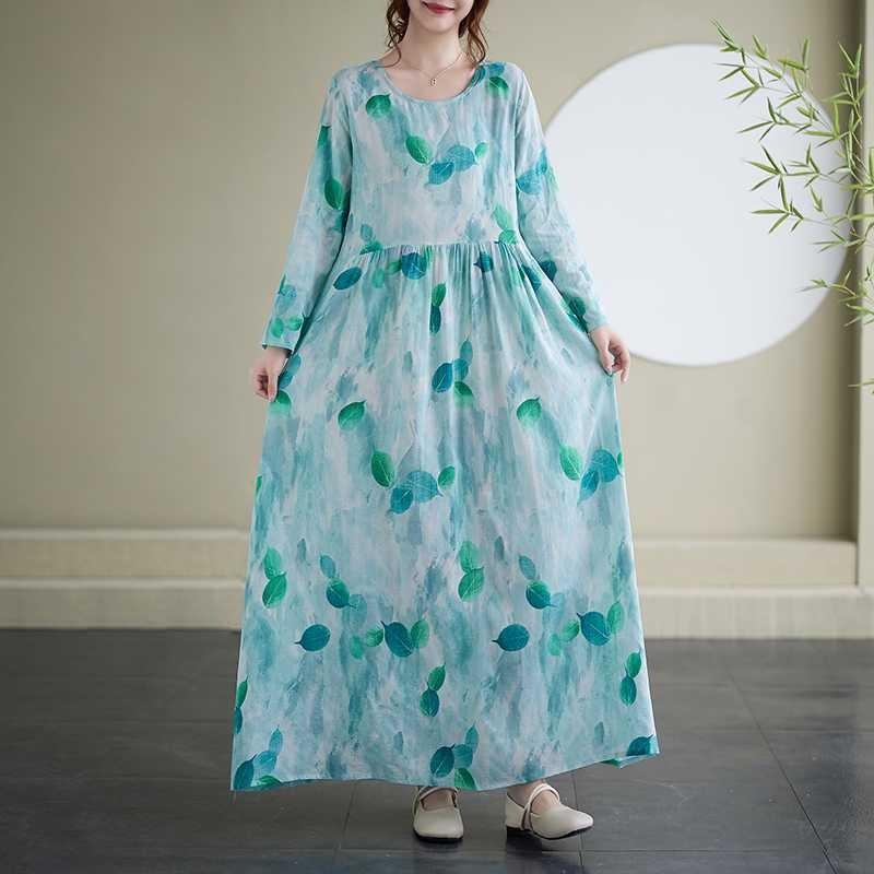 Actual 2025 Early Fall New Floral Dresses