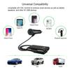 36W USB Car Charger Fast Charging One To Four Rear Seat Car Charge QC3.0 for IPhone Xiaomi 13 Samsung Huawei Car Phone Adapter