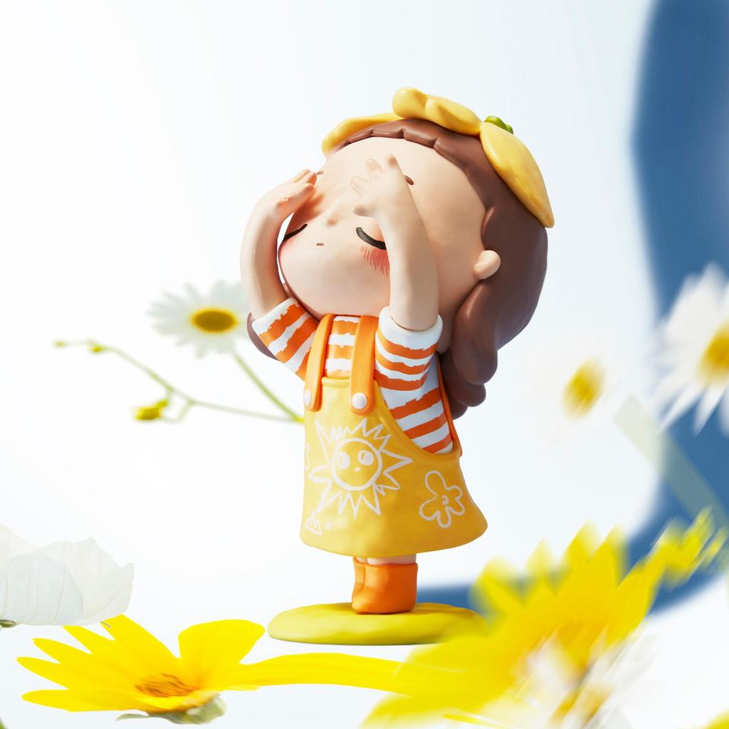 POP MART Nyota I Am the Seasons Series Pop Mart Gachapon Blind Box Figure Plastic Model Premium Toy PVC Soft Vinyl Original Character Birthday Gift (1