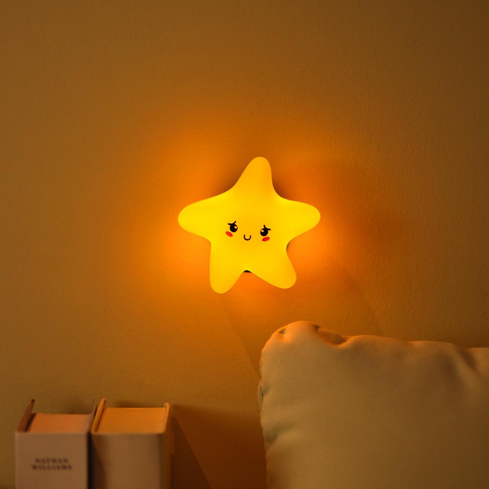 Stars, Moon, Clouds, Silicone Night Light, Patting Touch, Charging, Children's Night Light, Bedhead Companion Creative