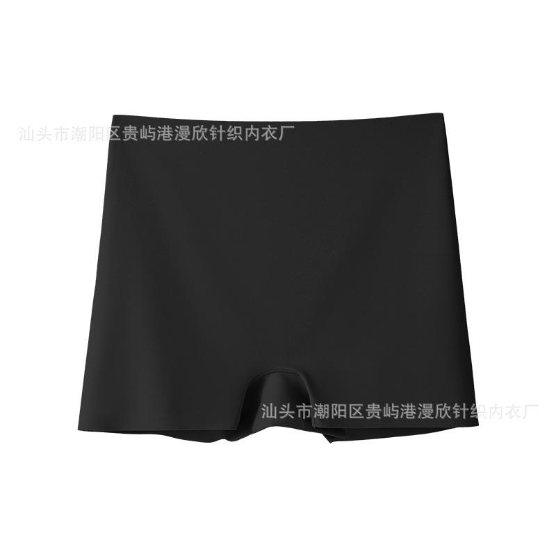 Women High Waist Seamless Safety Shorts Underwear S/M чёрный