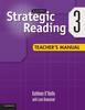 The Strategic Reading Level 3 Teacher's Manual Book