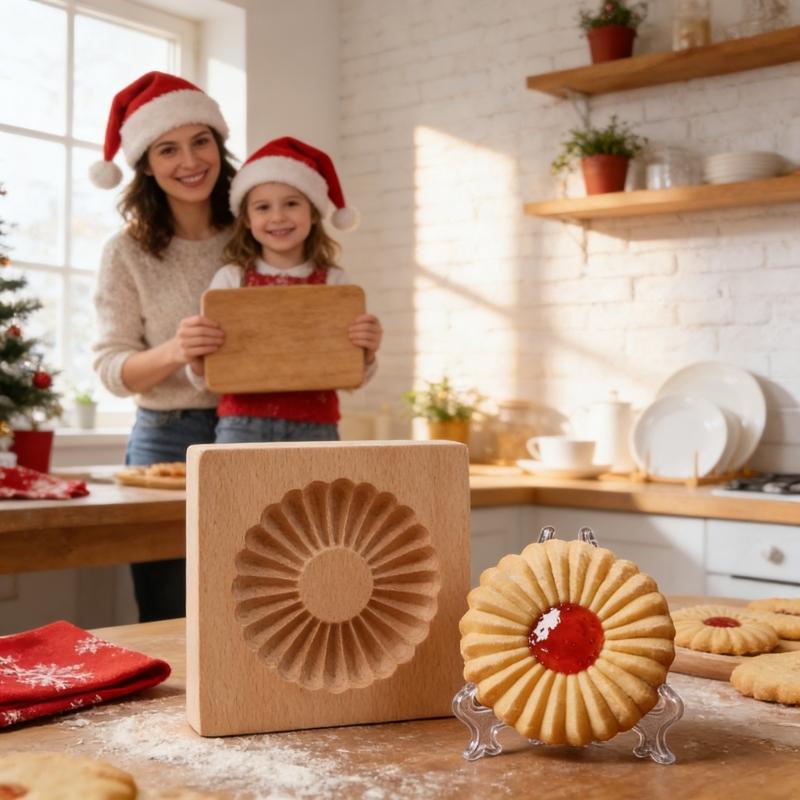 Premium Beechwood Cookie Molds For Healthy Baking With Smooth Finishes And Easy Releases Perfect For Family Kitchen
