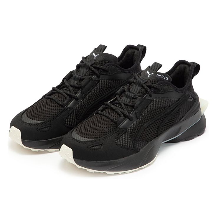 Puma Pwrframe Op-1 Lth Fabric Sports Comfort Low-Top Lifestyle Shoes Unisex sneaker Black 384032-03