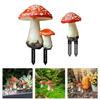 Whimsical Forest Mushroom Stakes Cottage Yard Sign Lawn Ornaments Suitable For Easy Installation In Gardens Flower Beds