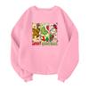 Children's Fashionable Lightweight Long-sleeved Round Neck Pullover With Pockets Printed Pullover
