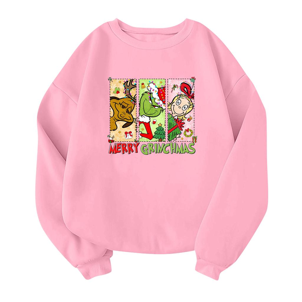 Children's Fashionable Lightweight Long-sleeved Round Neck Pullover With Pockets Printed Pullover