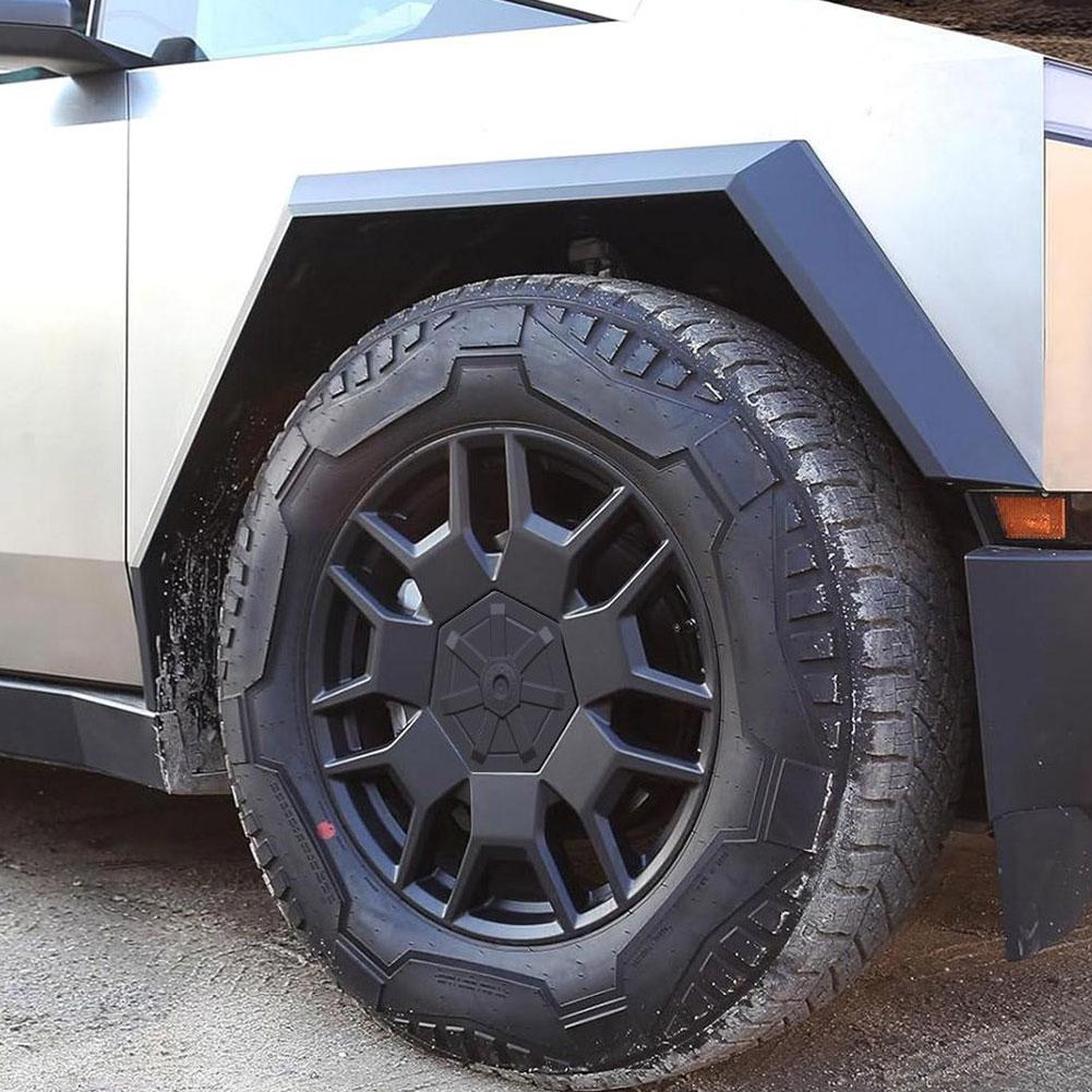 Car Wheel Center Hub Caps Cover For Tesla Cybertruck 2025 Car Wheel Accessories 4PCS Full Coverage Tyre Center Caps