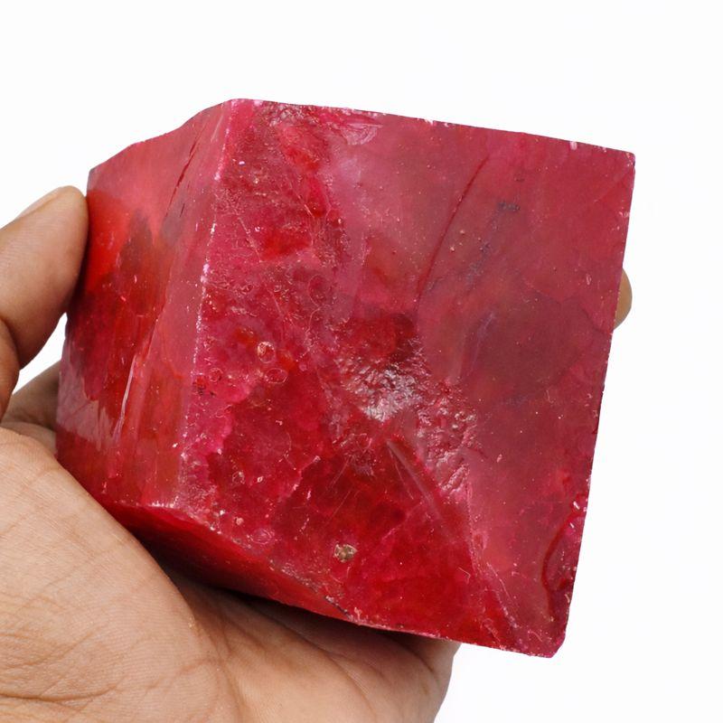 Natural Huge Size 786 Carat Red Ruby Uncut Rough CERTIFIED Loose Gemstone rr-016-sa