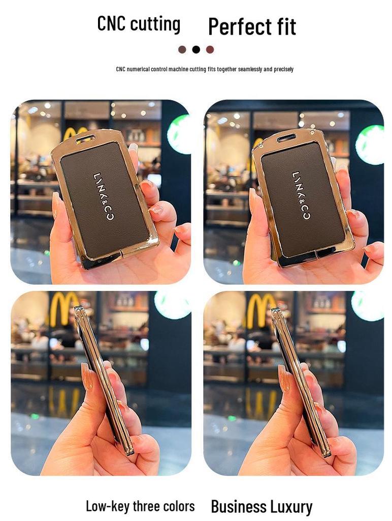 Lynk & Co 03 Key Case 2023 Premium Metal Shell Cover, Full Protection Car Accessory