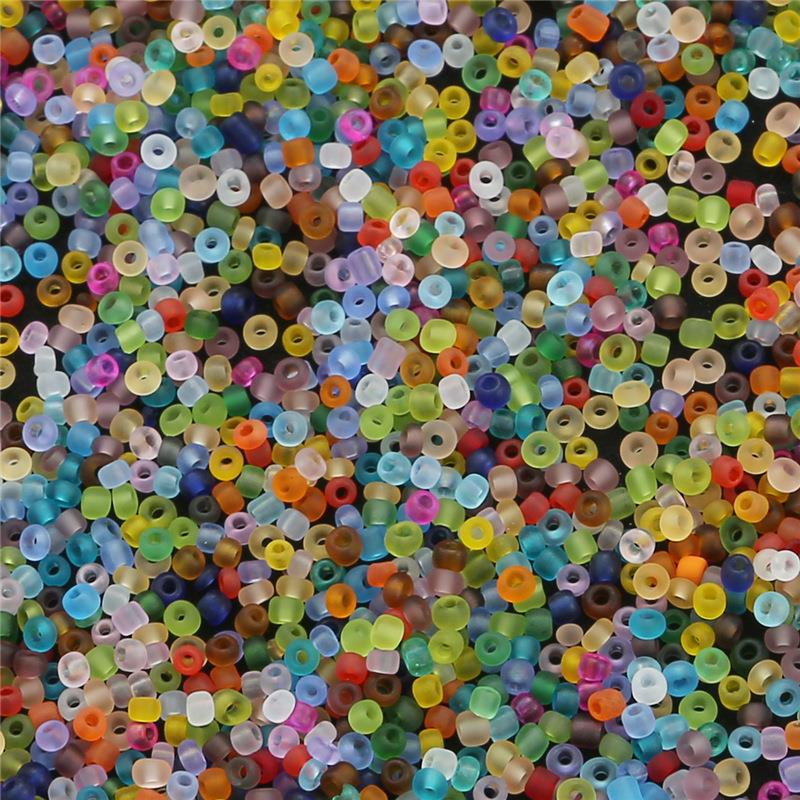 Frosted Transparent Rice Beads for DIY Bracelets, Necklaces, Hairpins, Tassels