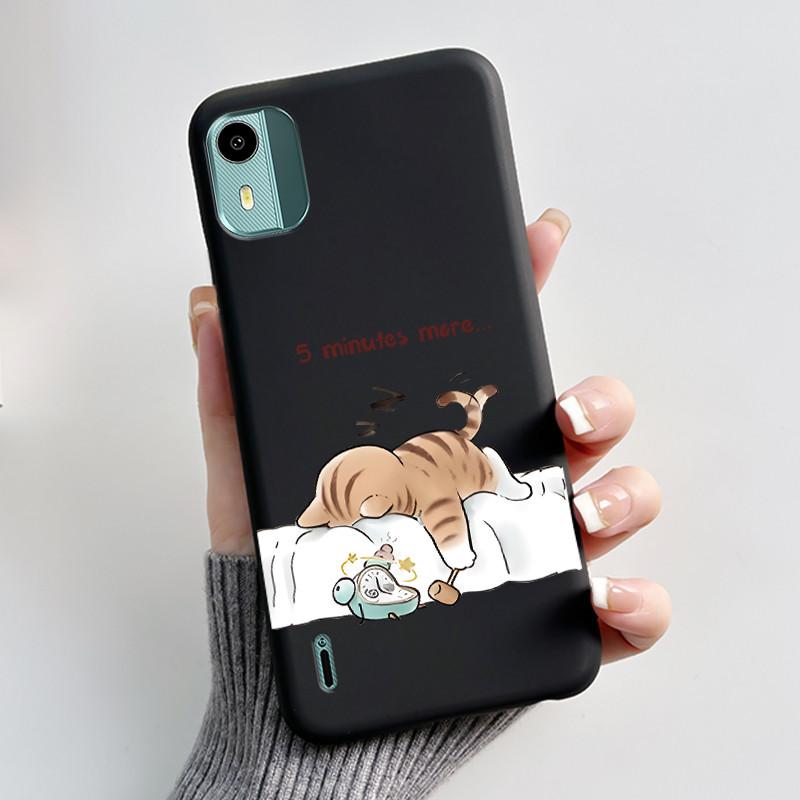 Soft TPU Case For Nokia C12 Cute Love Rabbit Funny Shockproof Silicone Phone Case For Nokia C12 Plus Pro Back Cover C 12 Fundas