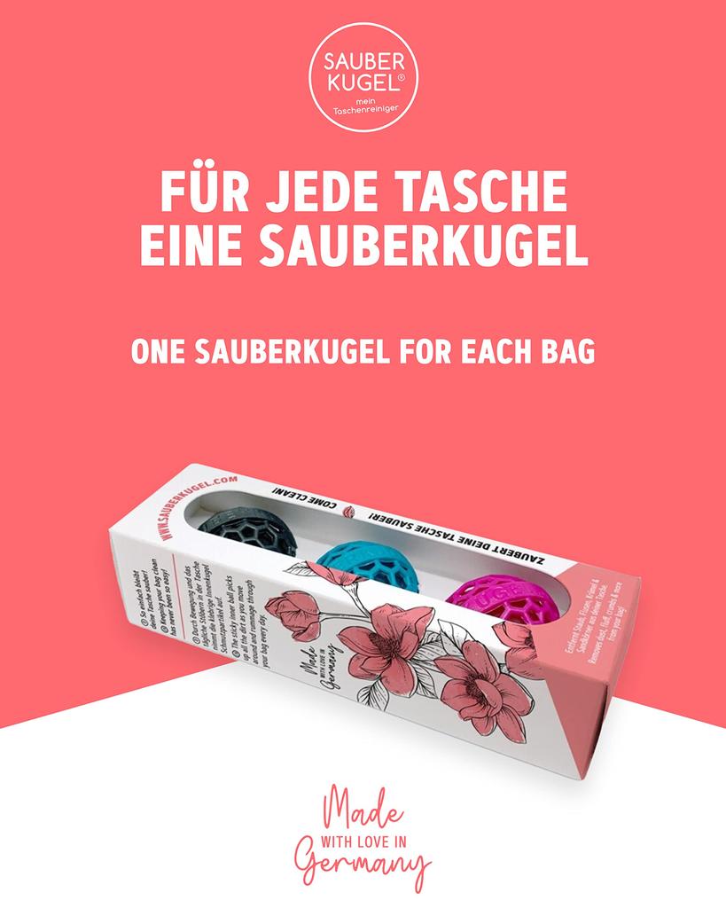 Sauberkugel Sauberkugel Dust Removal Dust Removal Ball for Cleaning Set of Collection Ball, Bags, Ball, 3,